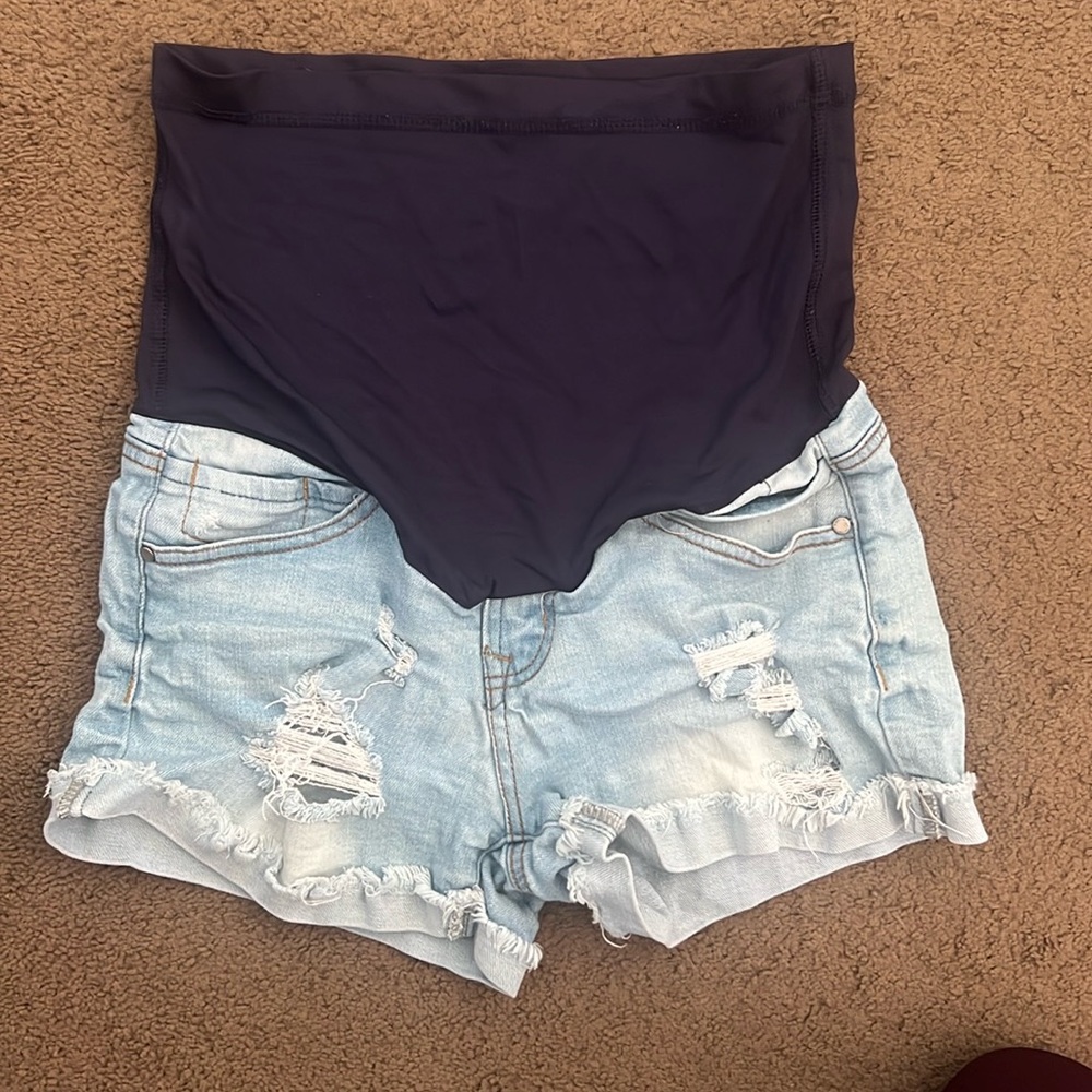Pink Blush Maternity Shorts Size 2
